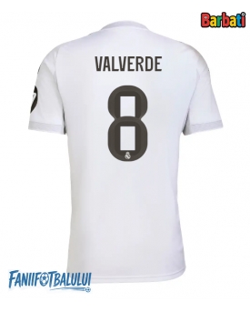 Real Madrid Federico Valverde #8 Tricou Fotbal Replică 2025-26 Barbati Acasa